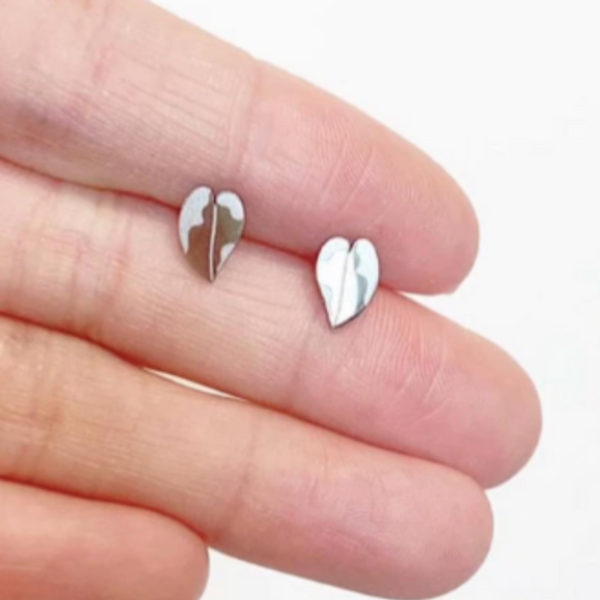 earring philodendron Philodendron Pink Princess Leaf Stud Earrings Stainless Steel
