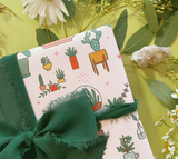 WRAPPING PAPER SHEET - HOUSE PLANTS