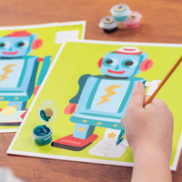 RETRO BOT PAINT BY NUMBERS KIT