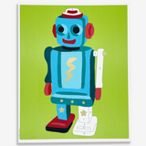RETRO BOT PAINT BY NUMBERS KIT