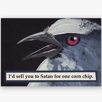 Corn Chip Bird Magnet