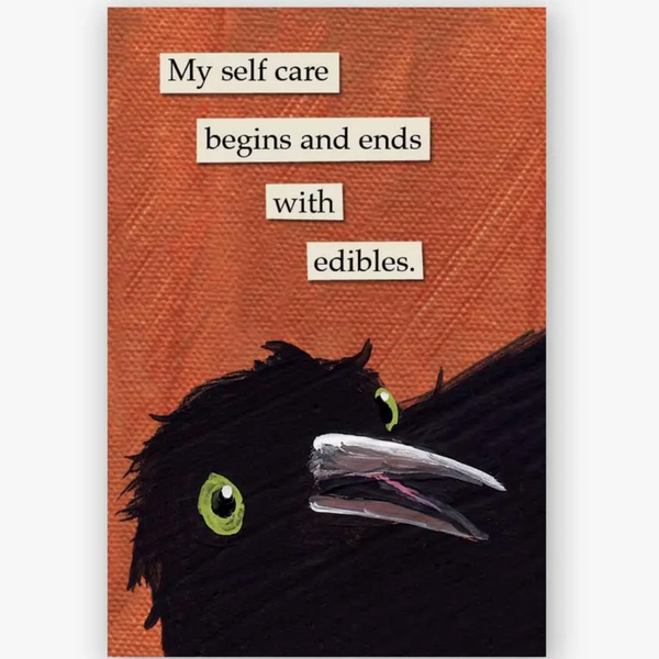 Self Care Edibles Bird Magnet
