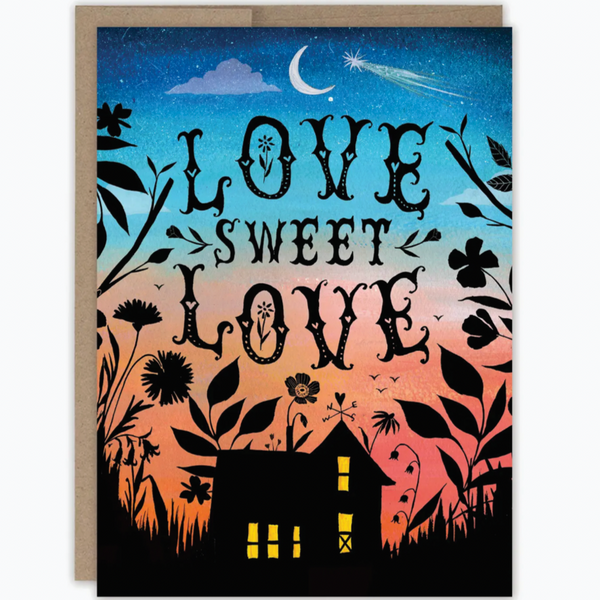 LOVE SWEET LOVE ANNIVERSARY CARD