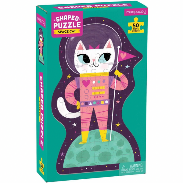 SPACE CAT SHAPED PUZZLE