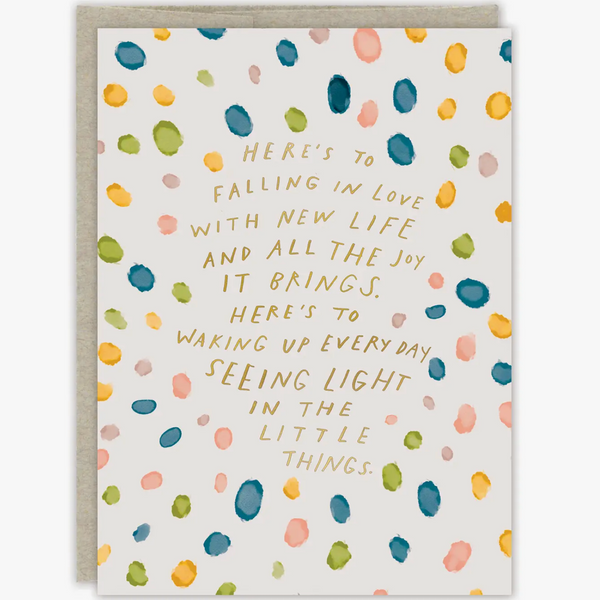LITTLE THINGS BABY CARD