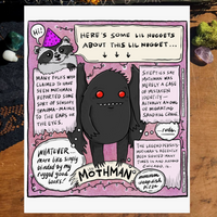 Lil Mothman Art Print