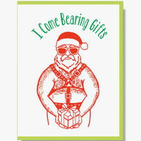 I COME BEARING GIFTS HOLIDAY CARD