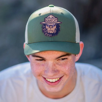 DAD HAT OLIVE WITH SQUATCHY RANGER PATCH