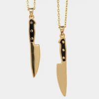 KNIFE DOUBLE SIDED PENDANT