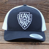 DAD HAT BLACK WITH LEAVE NO TRACE PATCH
