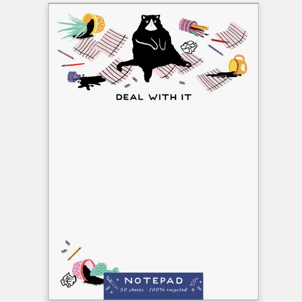 Deal With It Cat Notepad