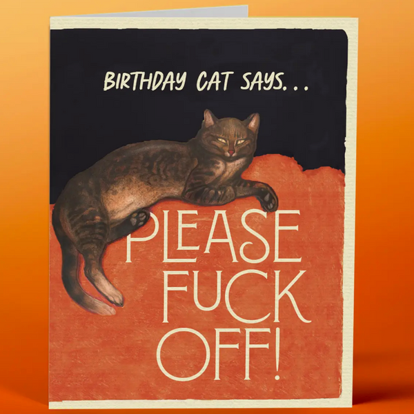 BIRTHDAY CAT SAYS... CARD