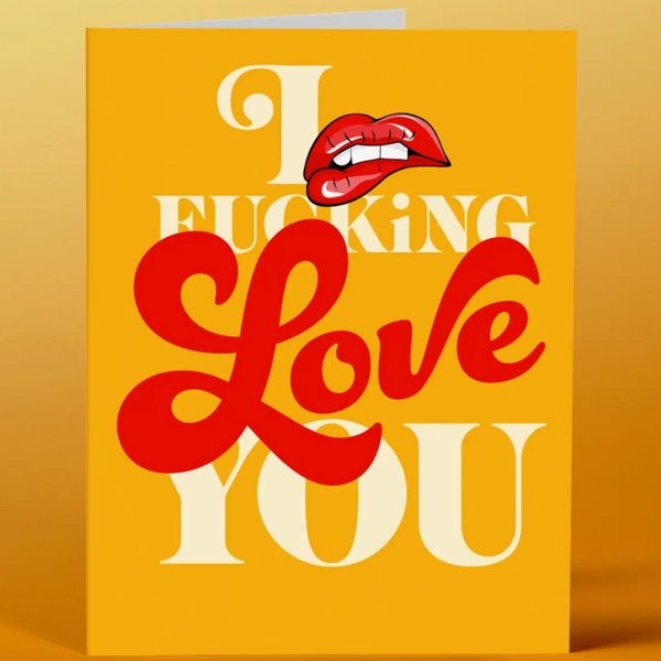 LOVE LIPS VALENTINE'S DAY CARD
