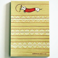 Dachshund Weiner Dog To Do List Notepad