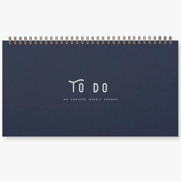 SIMPLE TO-DO UNDATED WEEKLY PLANNER