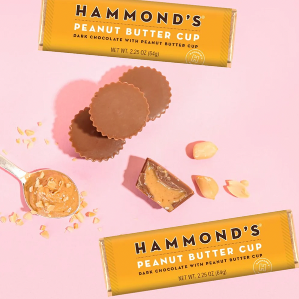 HAMMOND'S CHOCOLATE BAR - PEANUT BUTTER CUP