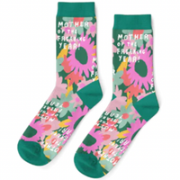 MOTHER OF THE FREAKIN YEAR WOMEN'S CREW SOCKS