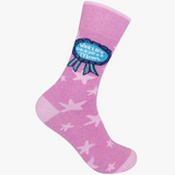 WORLD'S OKAYEST MOM SOCKS