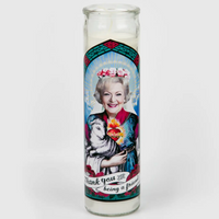 THANK YOU FOR BEING A FRIEND SAINT BETTY WHITE CANDLE