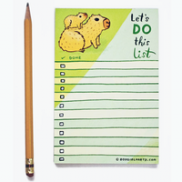 CAPYBARA LET'S DO THIS LIST NOTEPAD