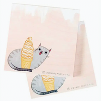 Soft Serve Kitty Memo Notepad