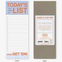 MAKE A LIST PAD - TODAY'S LIST