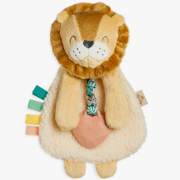 ITZY FRIENDS ITZY LOVEY SILICONE TEETHER TOY - LION