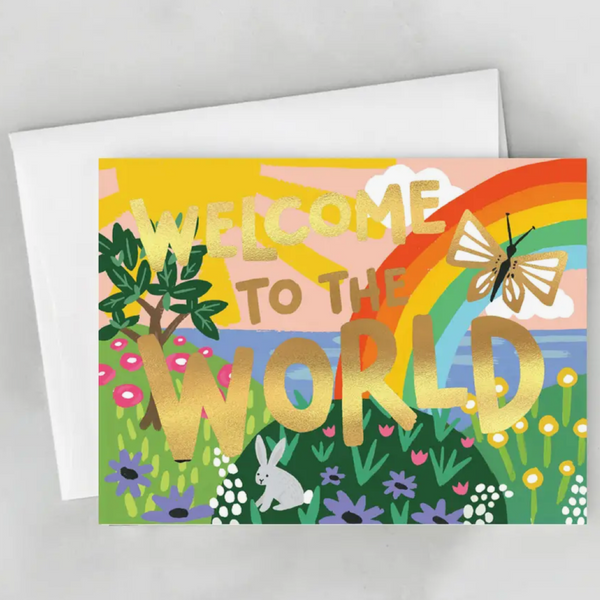 WELCOME TO THE WORLD NEW BABY CARD