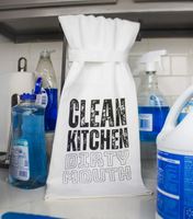 CLEAN KITCHEN DIRTY MOUTH TEA TOWEL
