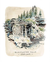 Rosalie Haizlett  Print - Blackwater Falls