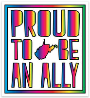 PROUD TO BE AN ALLY STICKER