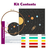 SOLAR SYSTEM EMBROIDERY KIT