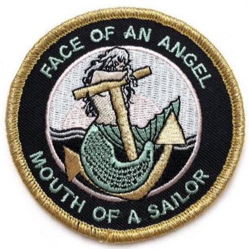 FACE OF AN ANGEL - MOUTH OF A SAILOR PATCH