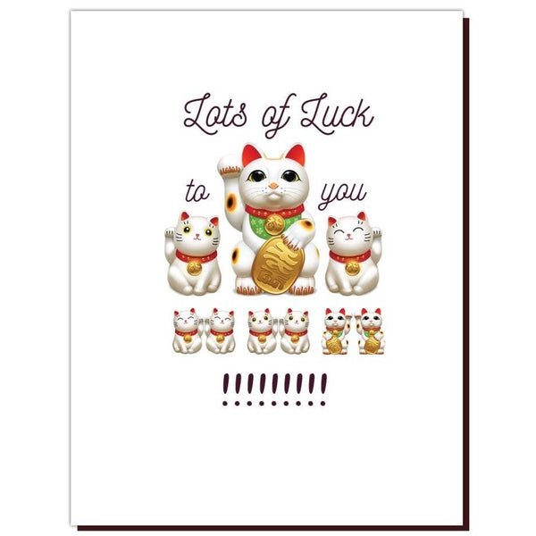 GOOD LUCK CATS CARD