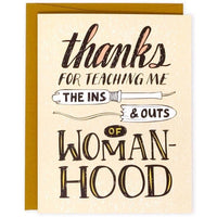 WOMAN-HOOD MOTHER'S DAY CARD