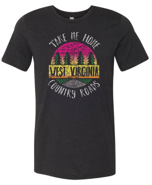 COLOR TAKE ME HOME COUNTRY ROADS T-SHIRT